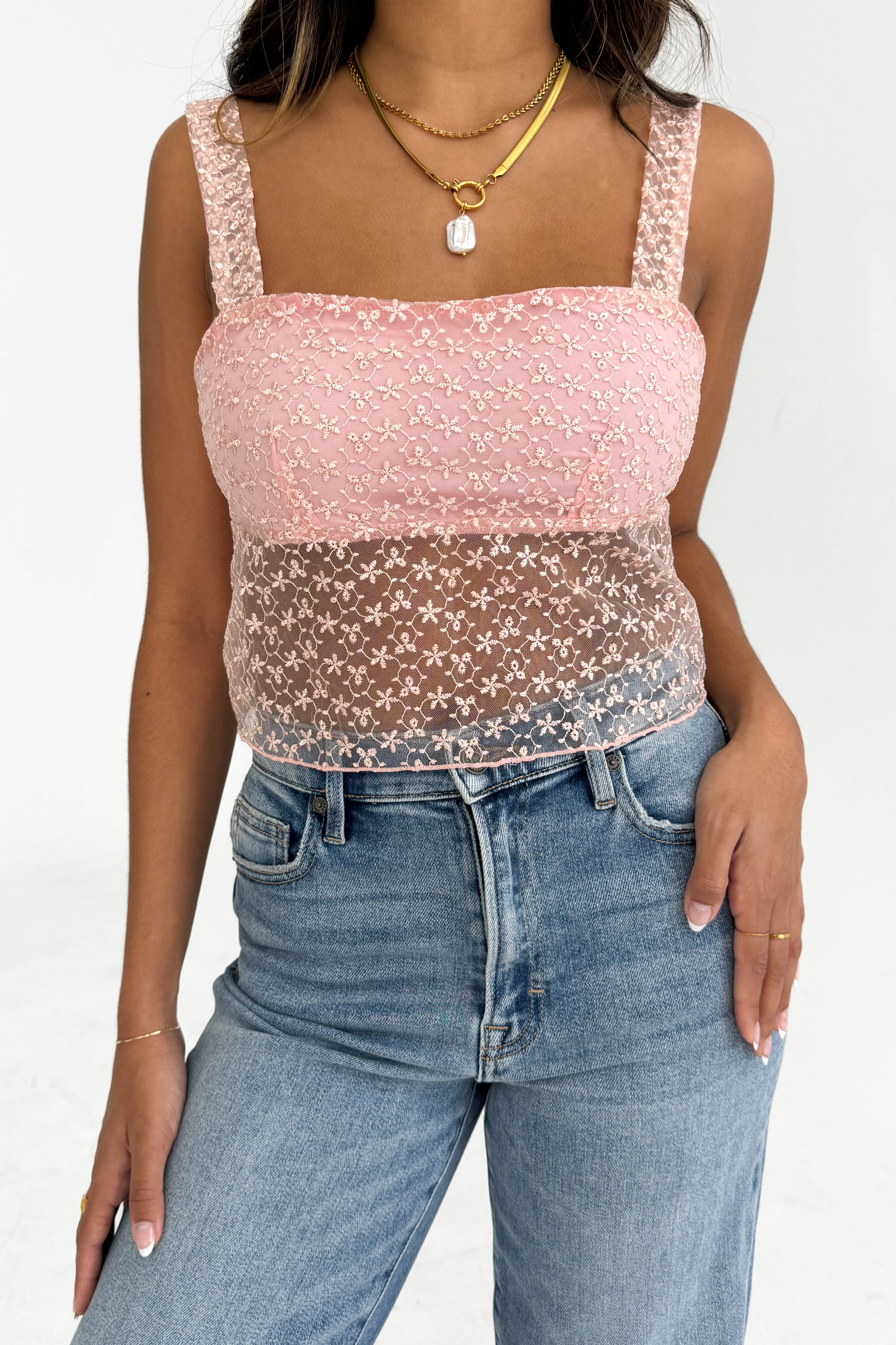 Adore You Top in Blush - Image 2