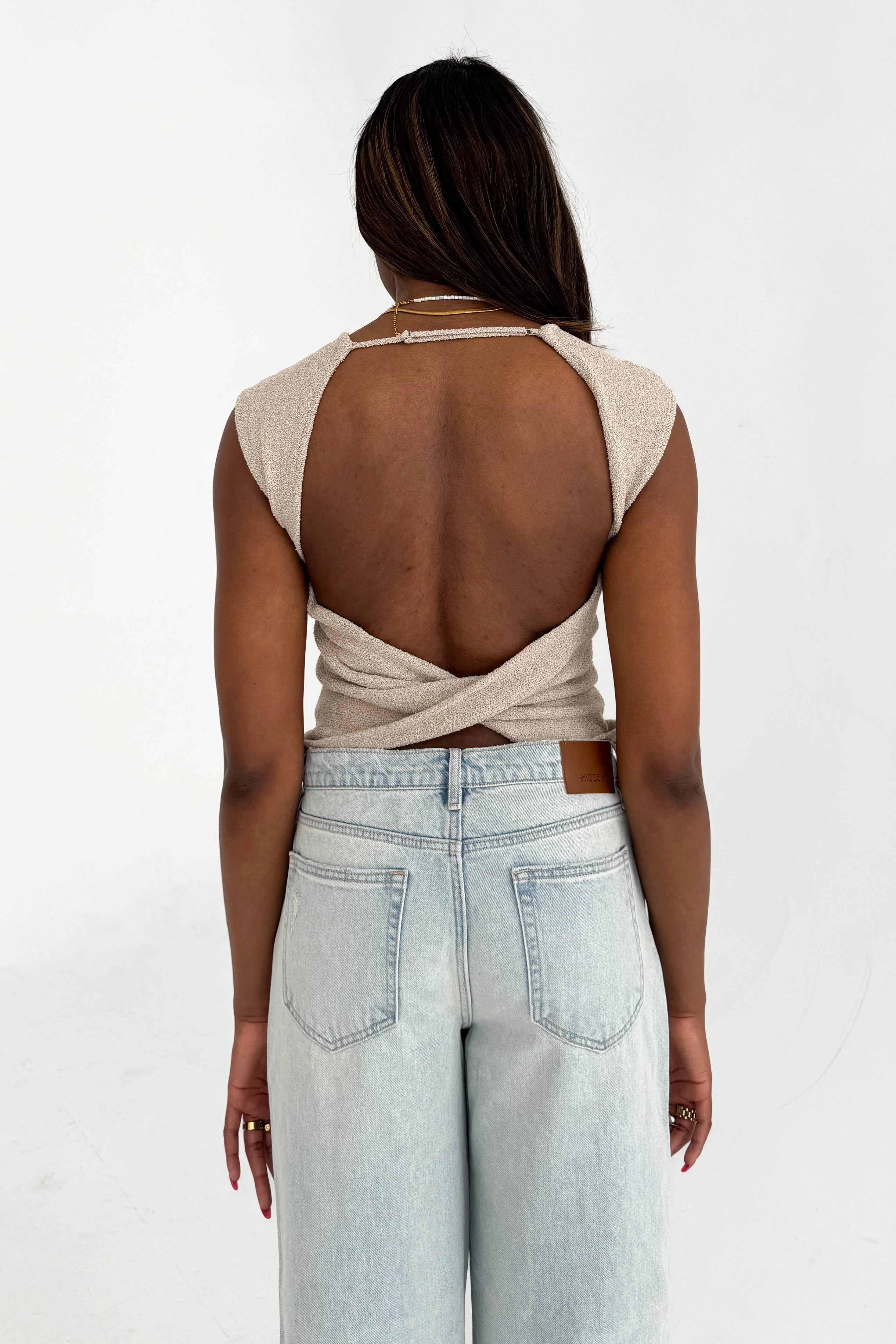 Alicia Top in Oat - Image 5