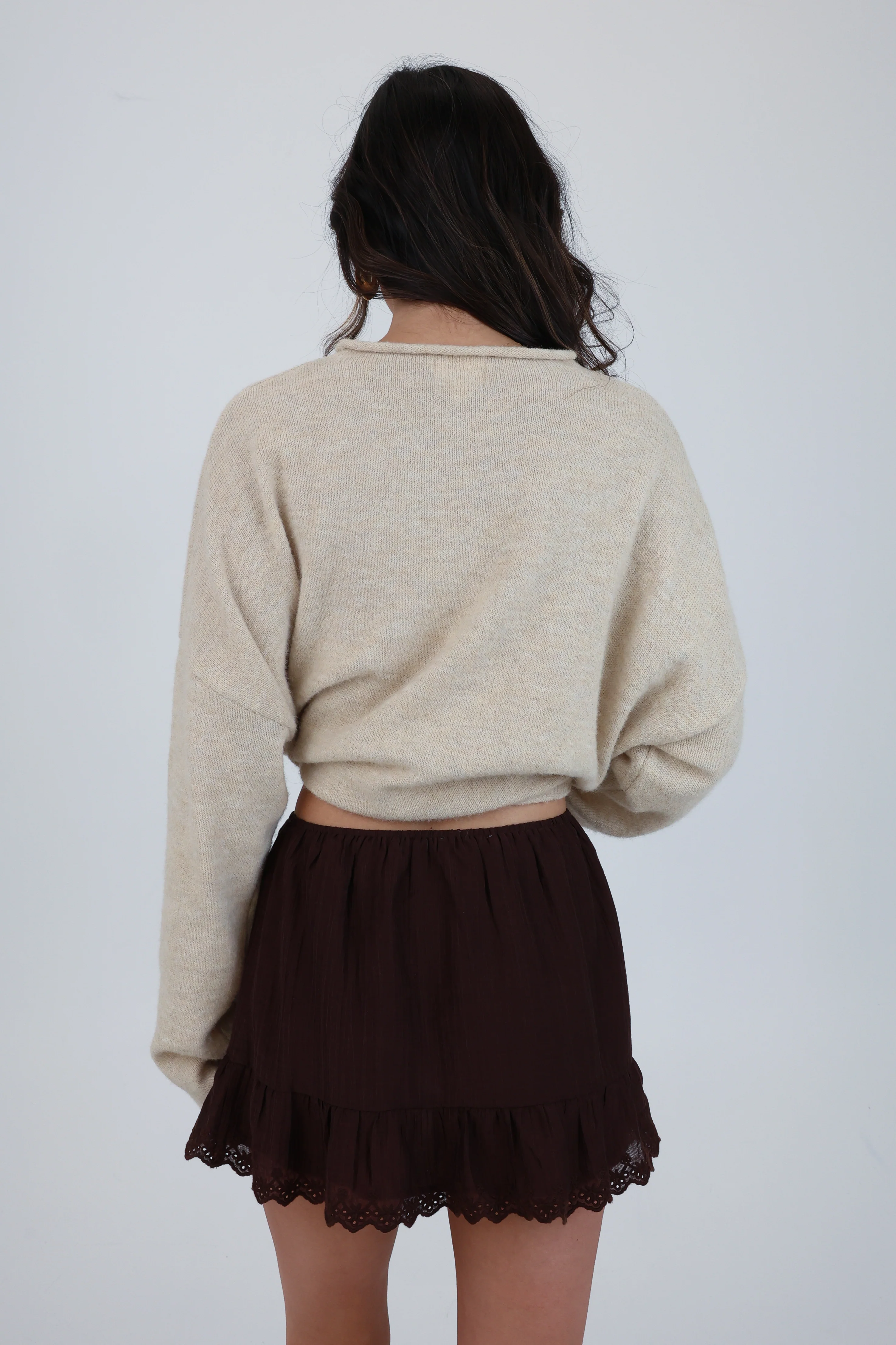 Amelia Skirt in Brown - Image 4
