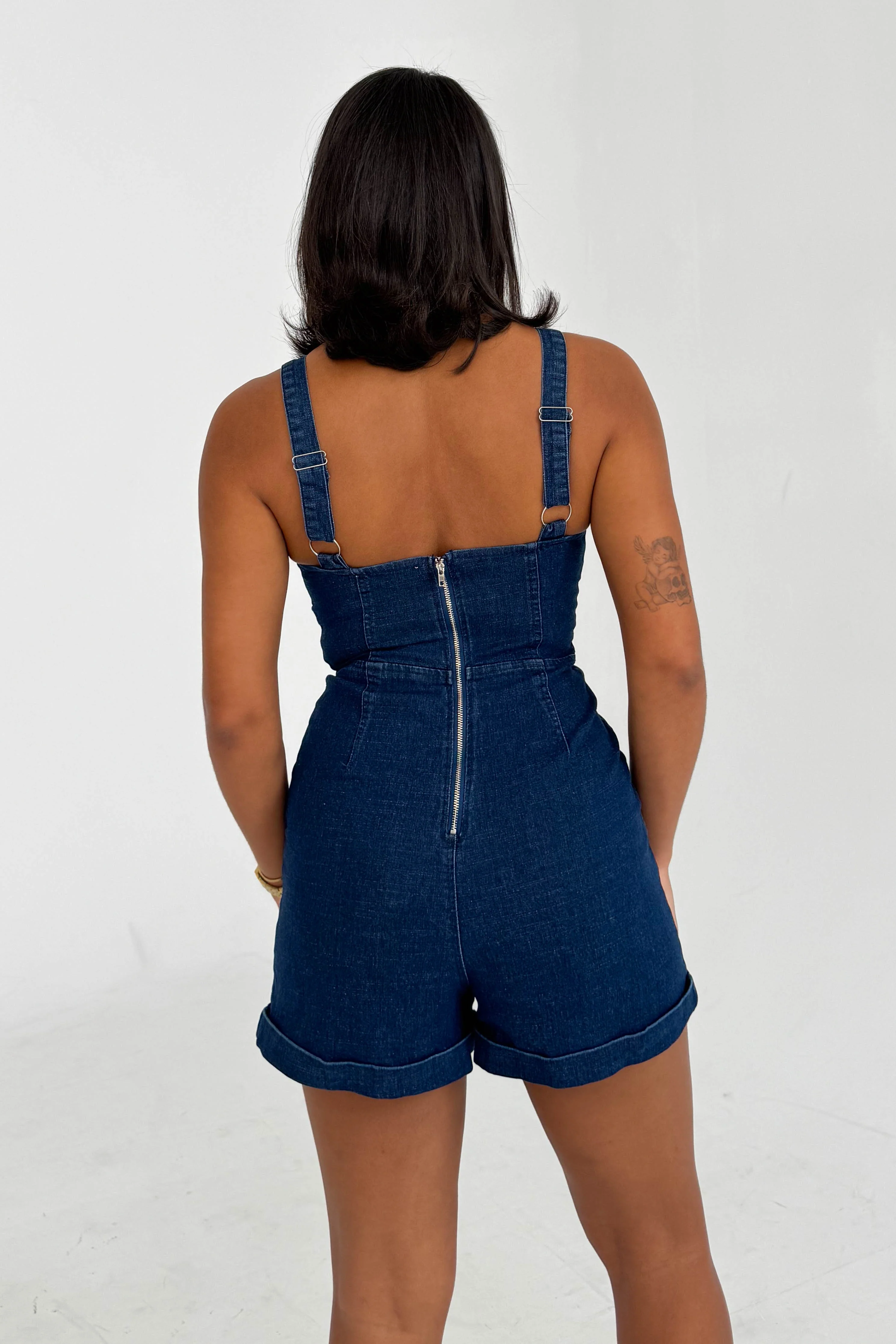 Austin Denim Romper - Image 5