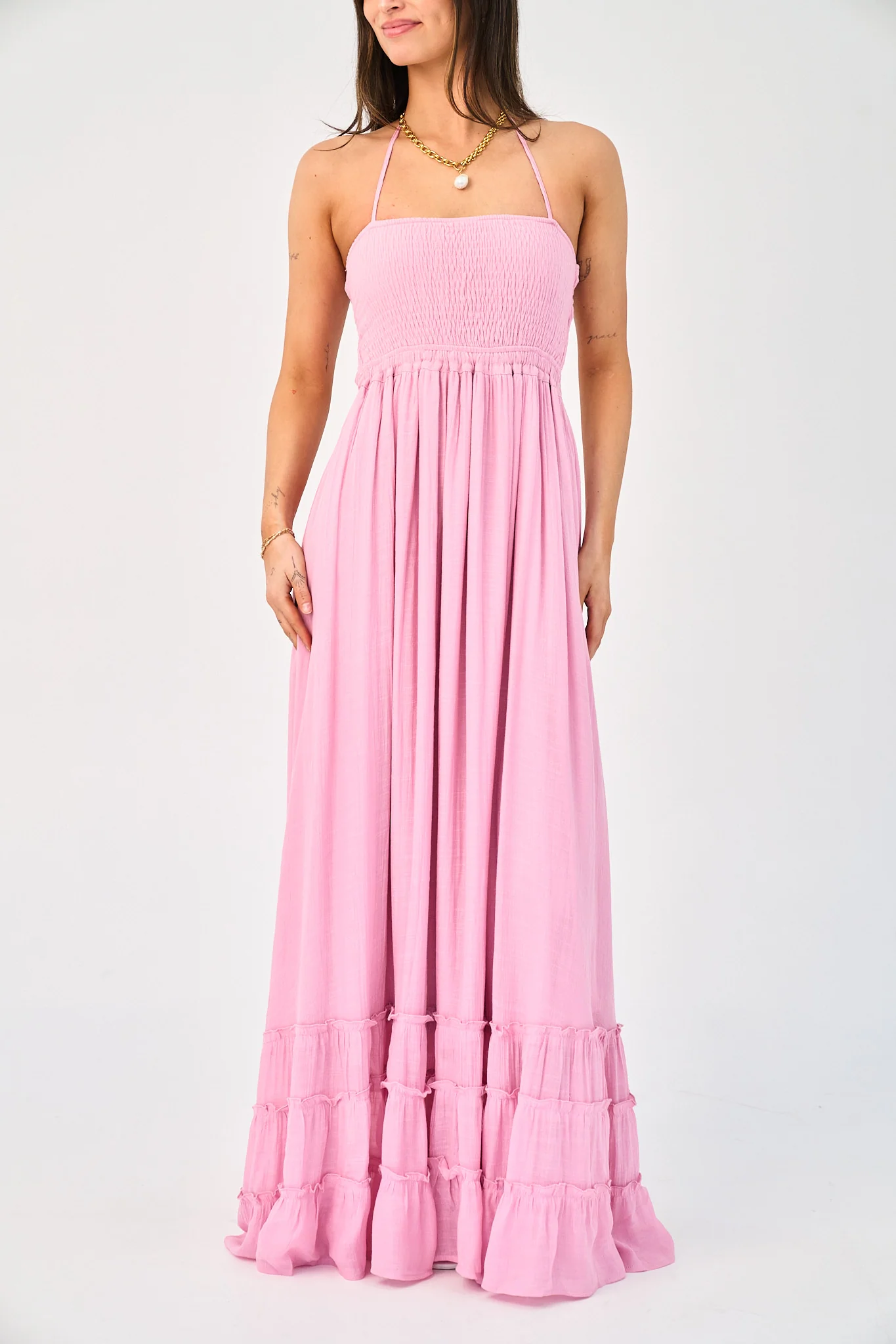Coralyn Dress in Pink - Image 4