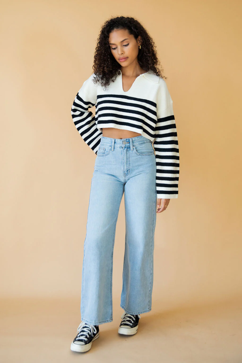 Elliot Sweater in White - Image 4