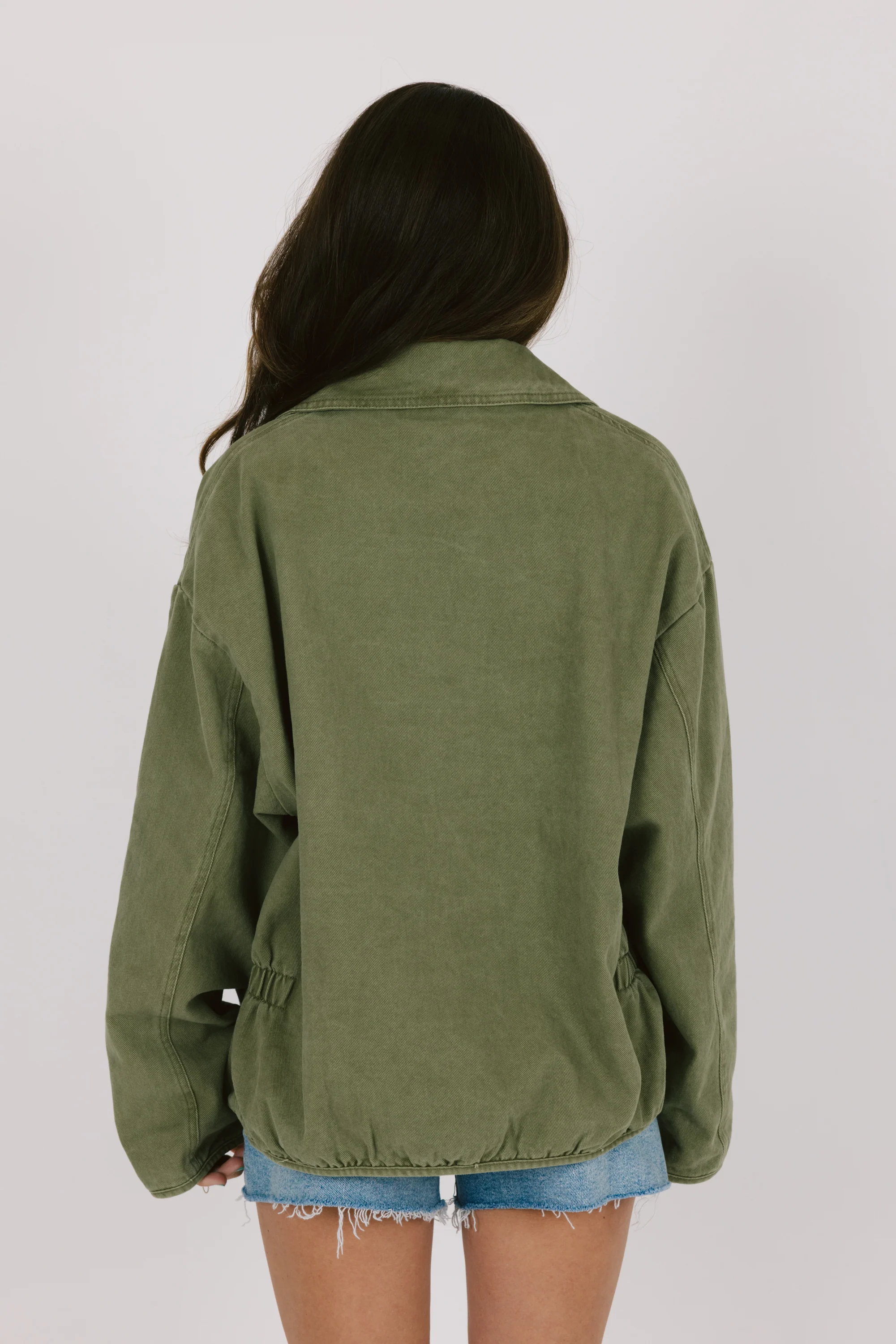 Erica Jacket in Olive - Image 5