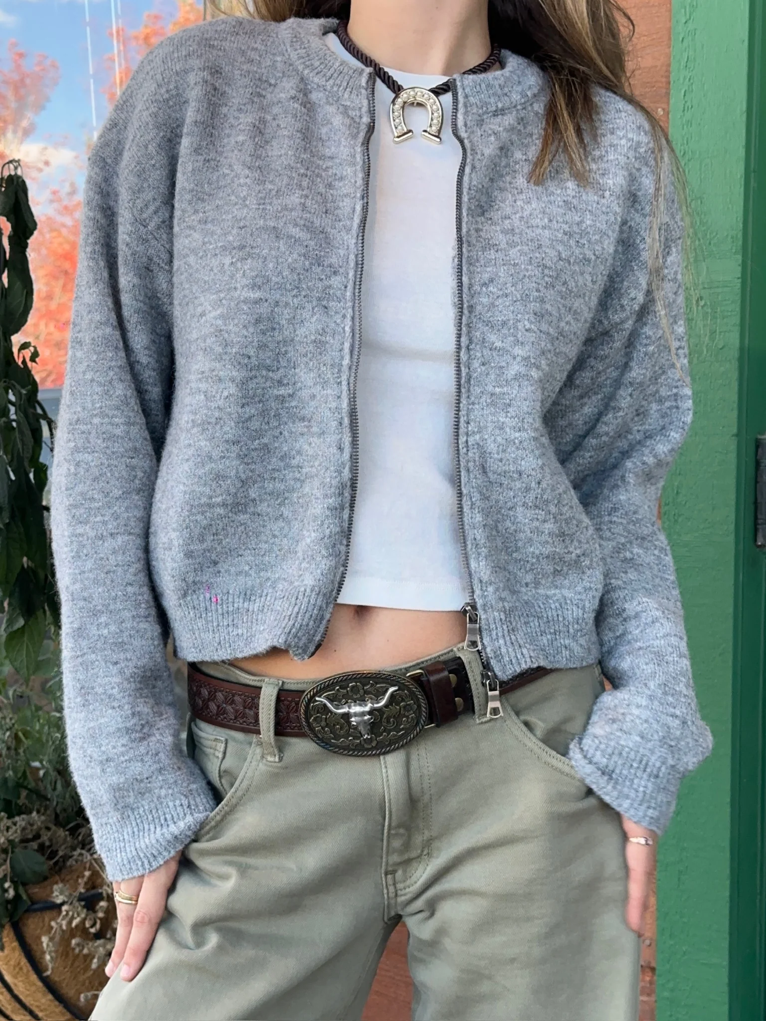 Fall Staple Zip Up - Image 2