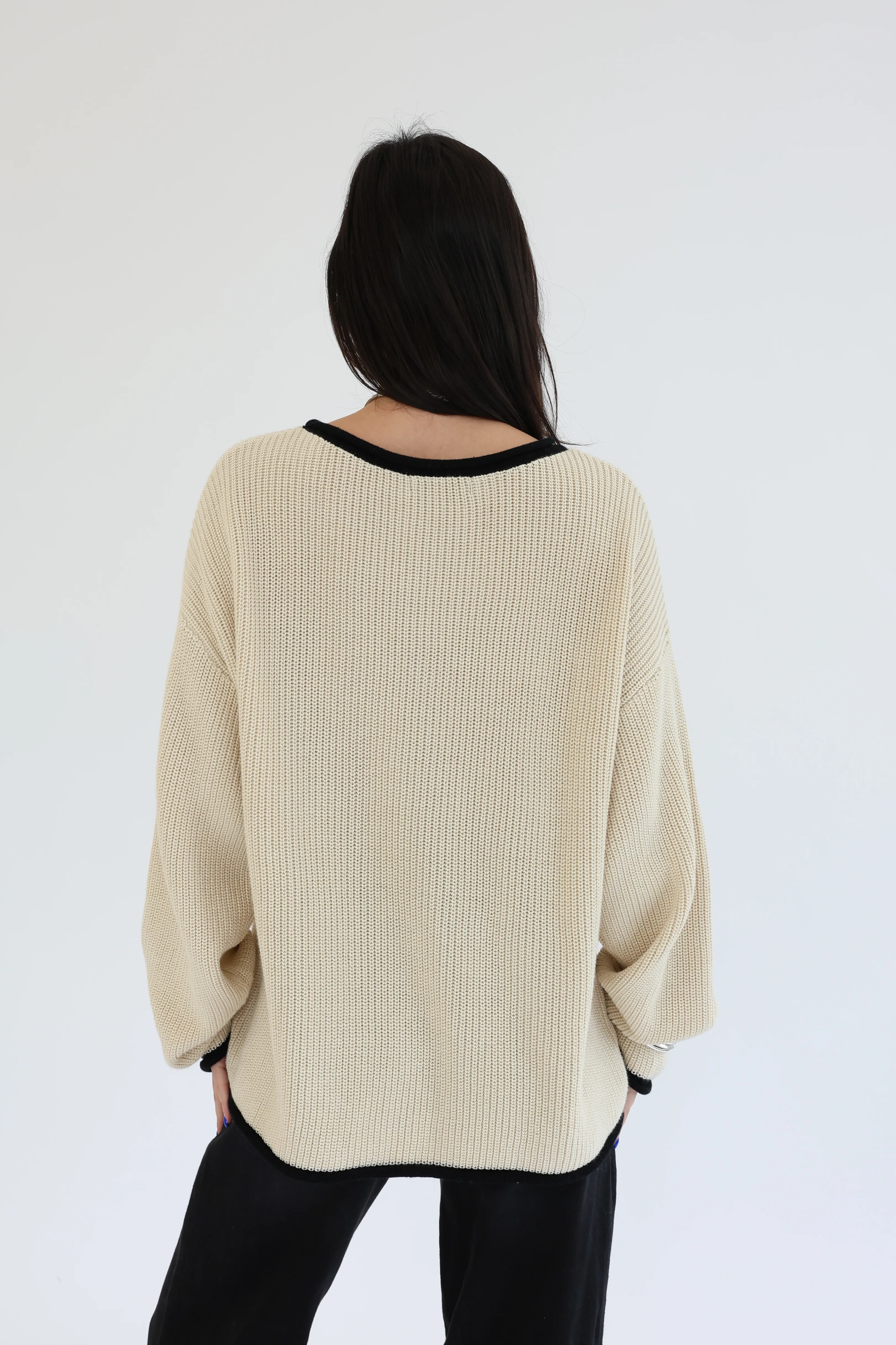 Fran Sweater in Oatmeal - Image 5