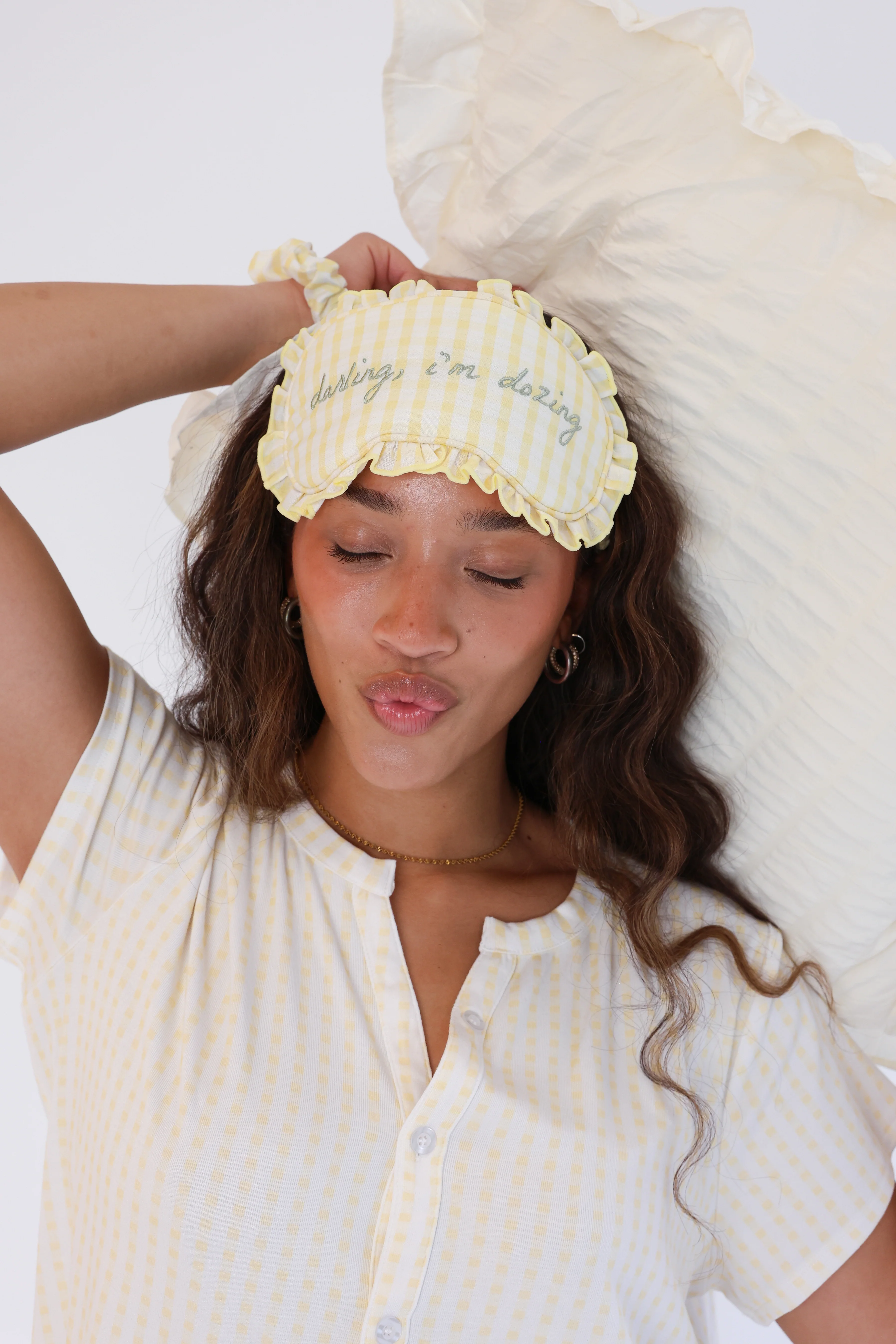 Gingham Girl Eye Mask - Image 3