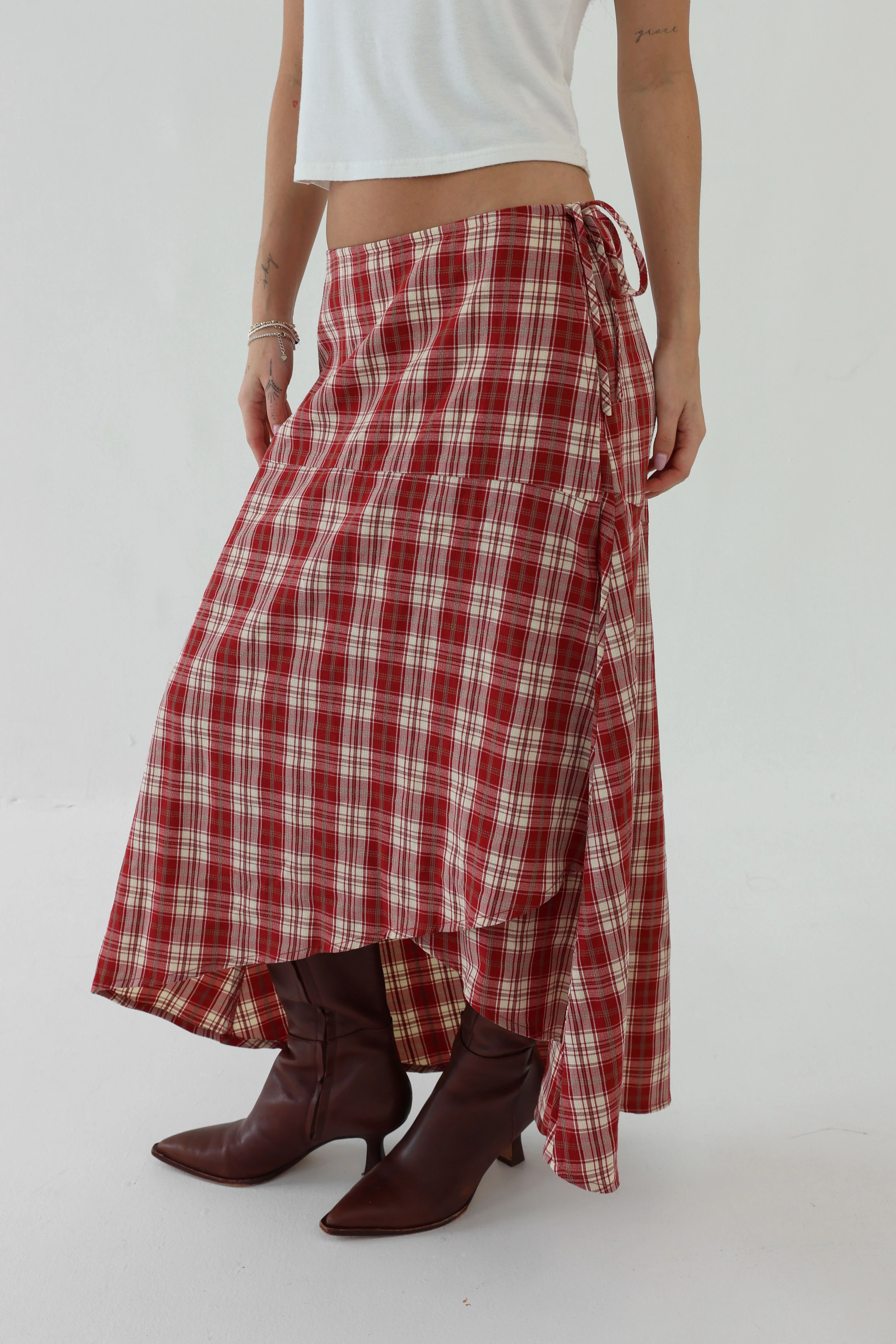 Heidi Plaid Skirt - Image 3