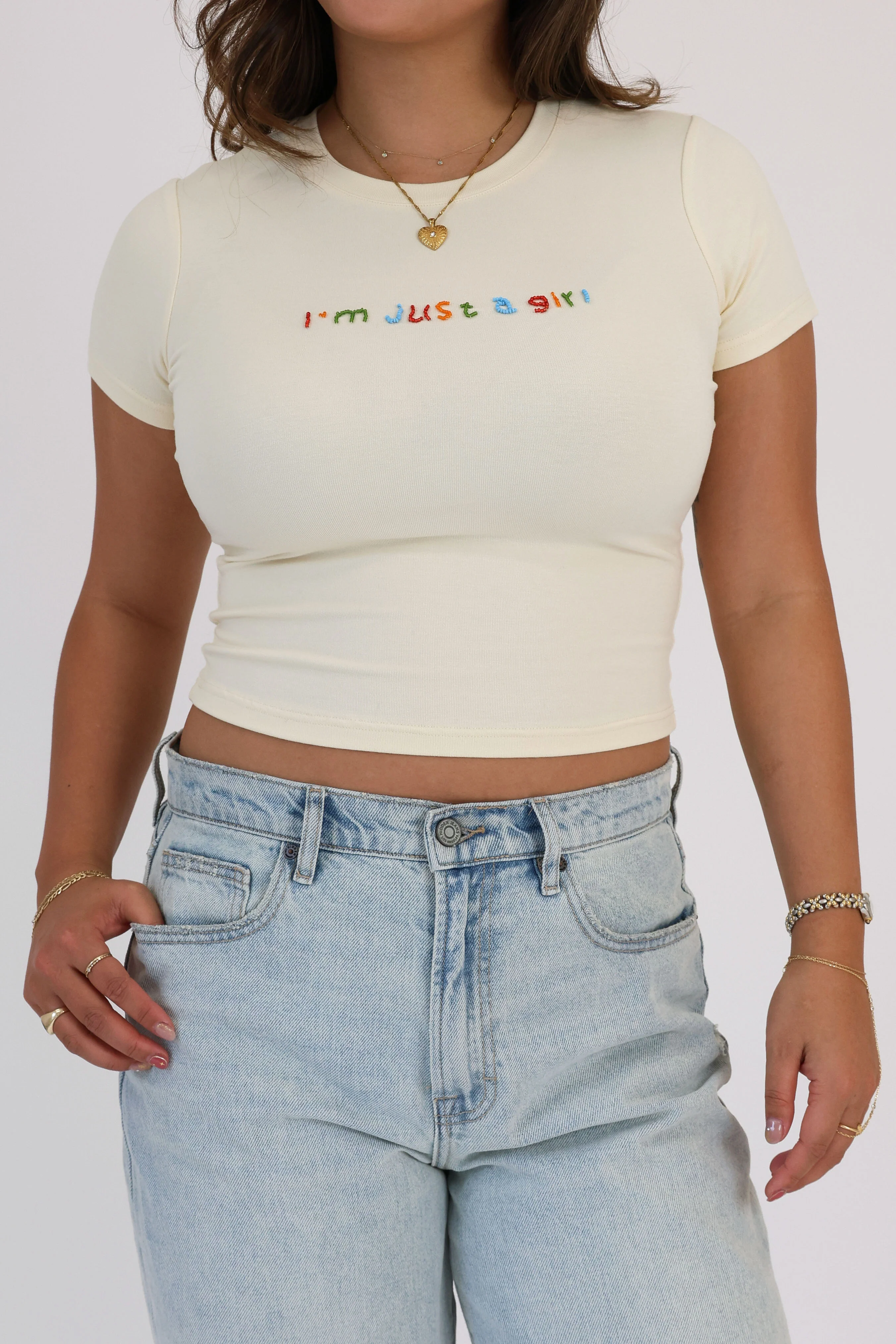 I'm Just a Girl Tee - Image 2