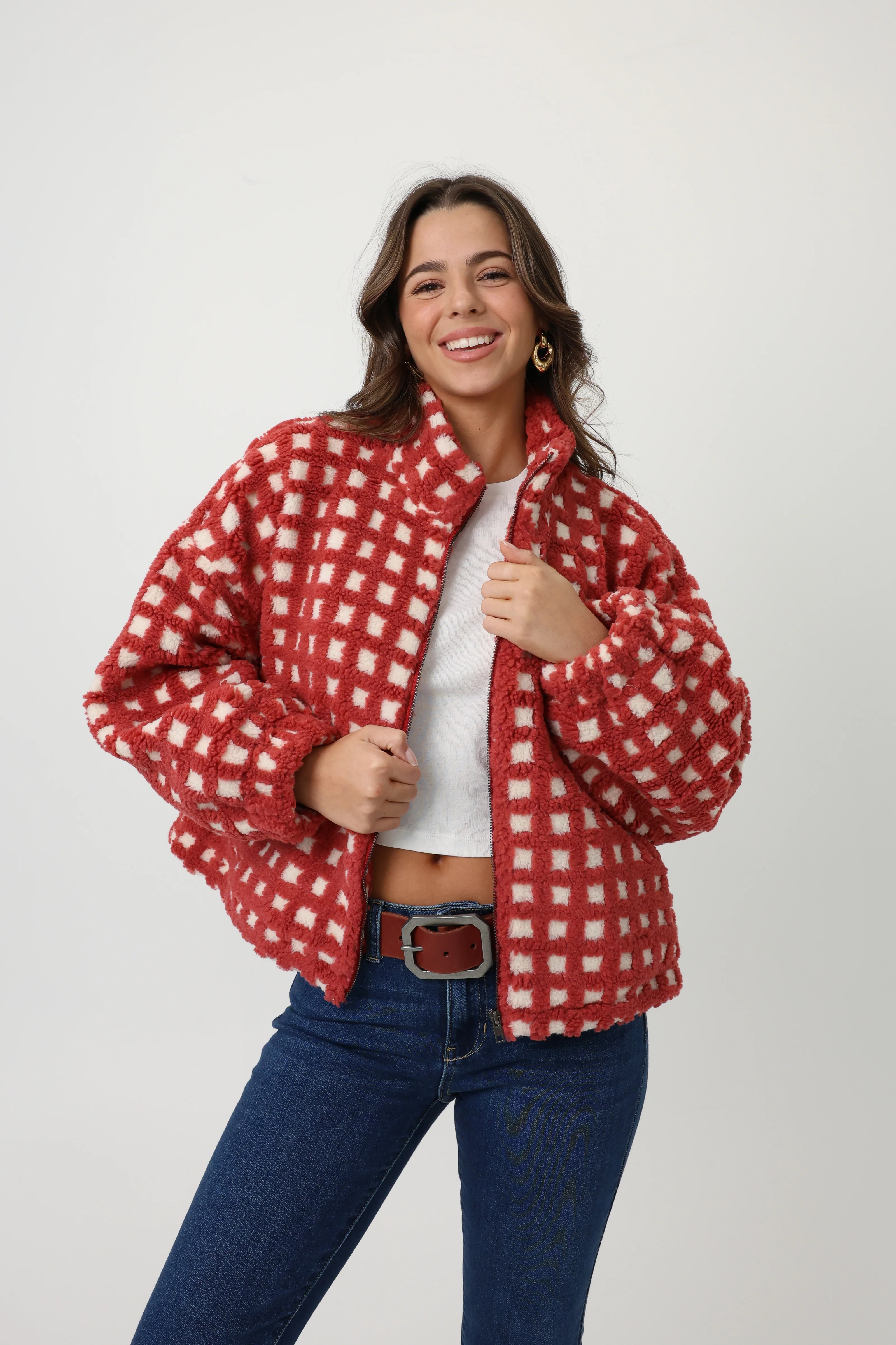 Ivy Jacket in Red - Image 2