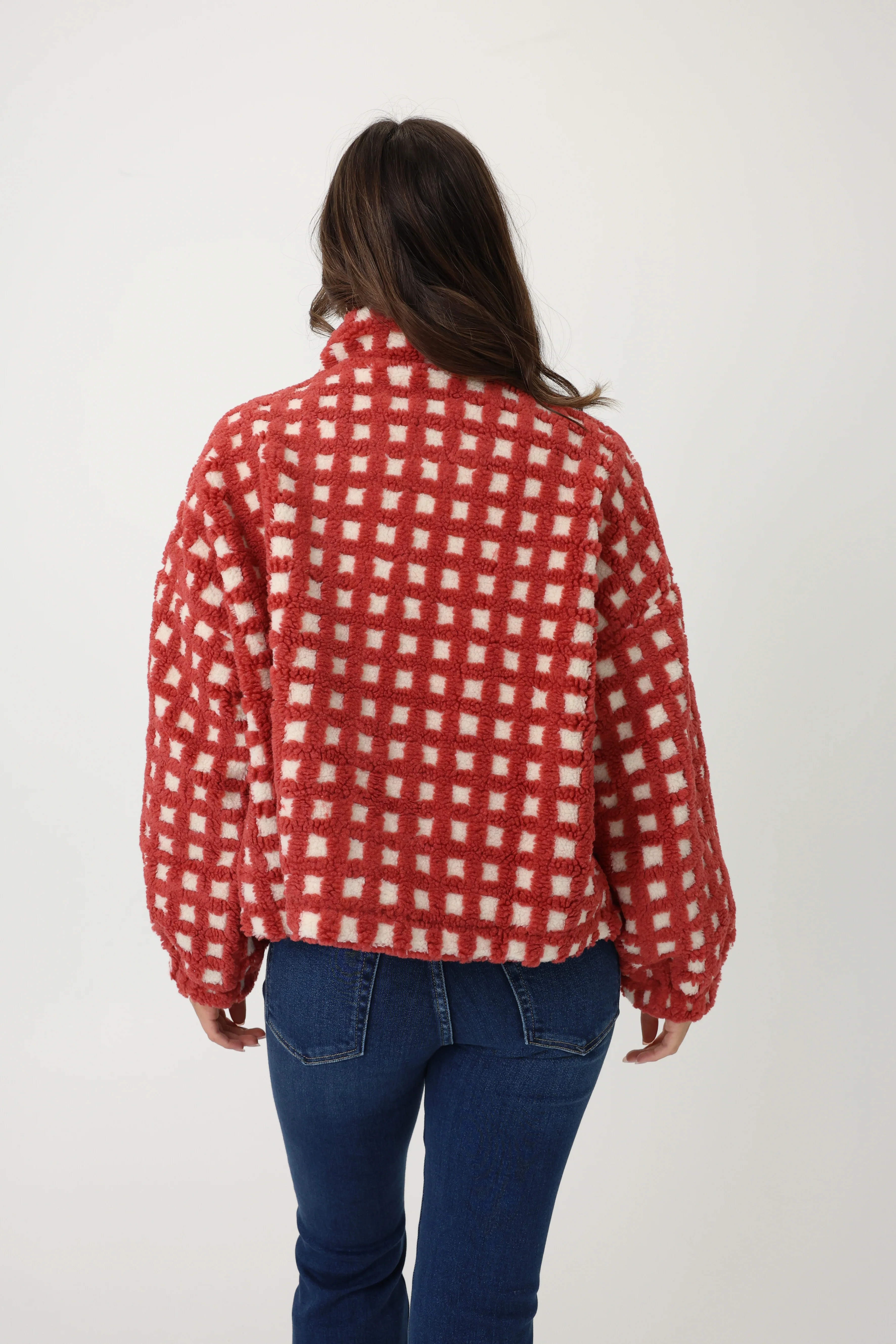 Ivy Jacket in Red - Image 5