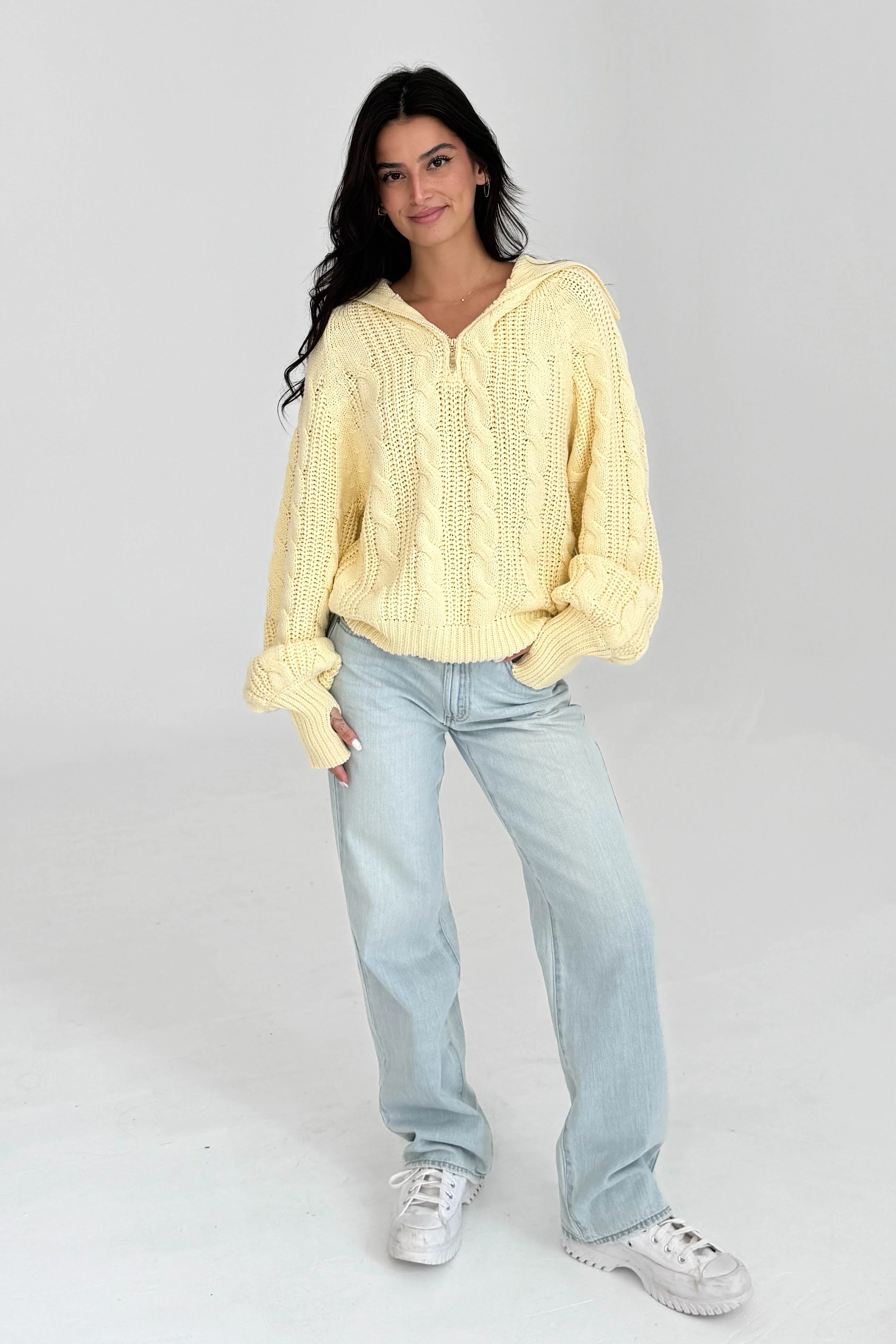 Let's Cuddle Sweater in Butter - Image 3