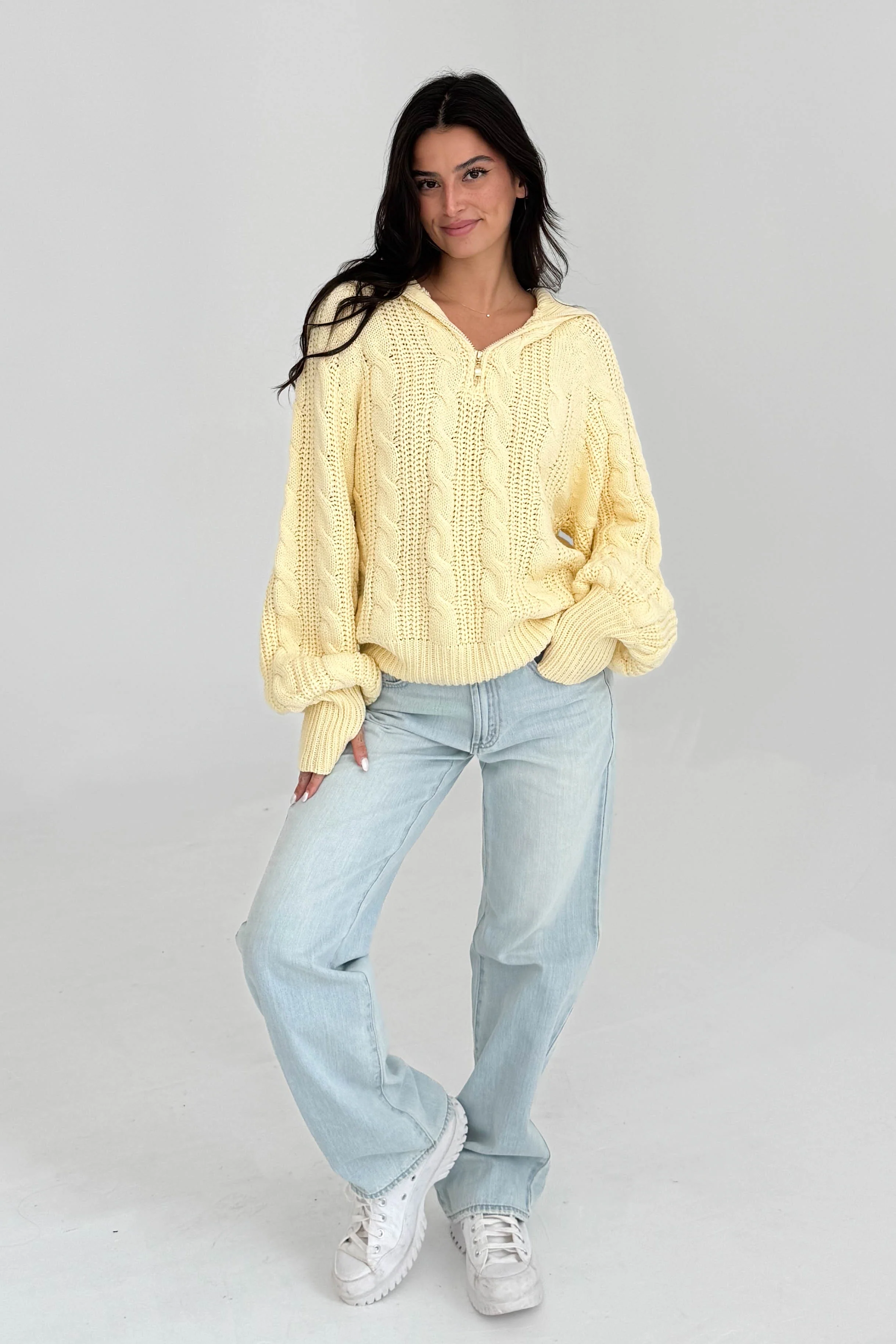 Let's Cuddle Sweater in Butter - Image 4