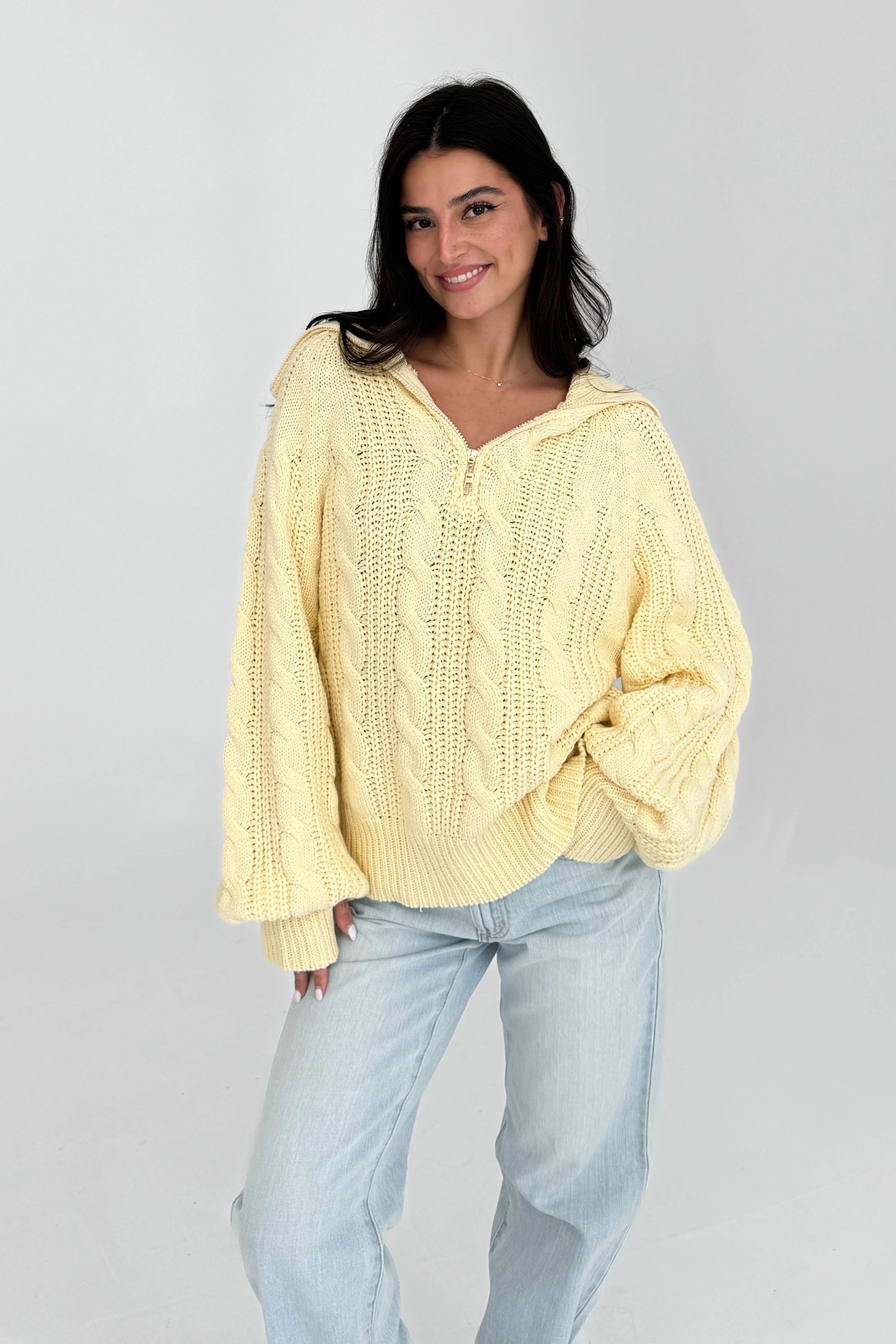 Let's Cuddle Sweater in Butter - Image 5