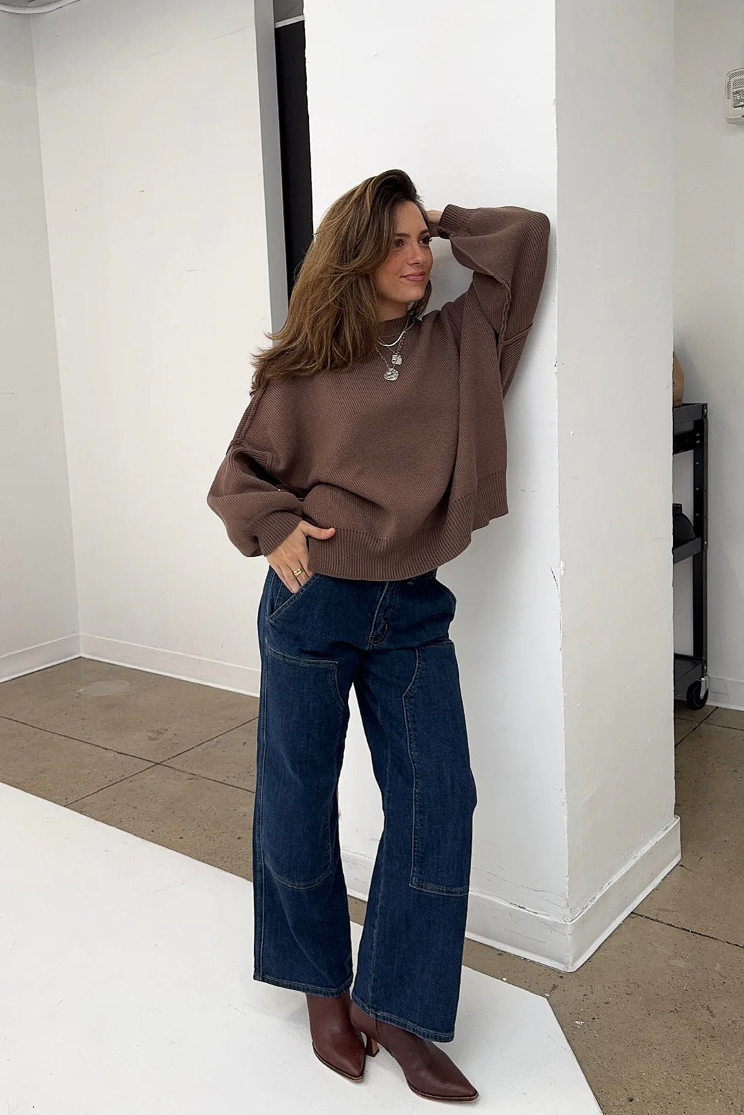 Martha Sweater in Brown