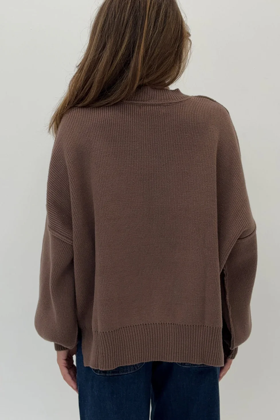 Martha Sweater in Brown - Image 4