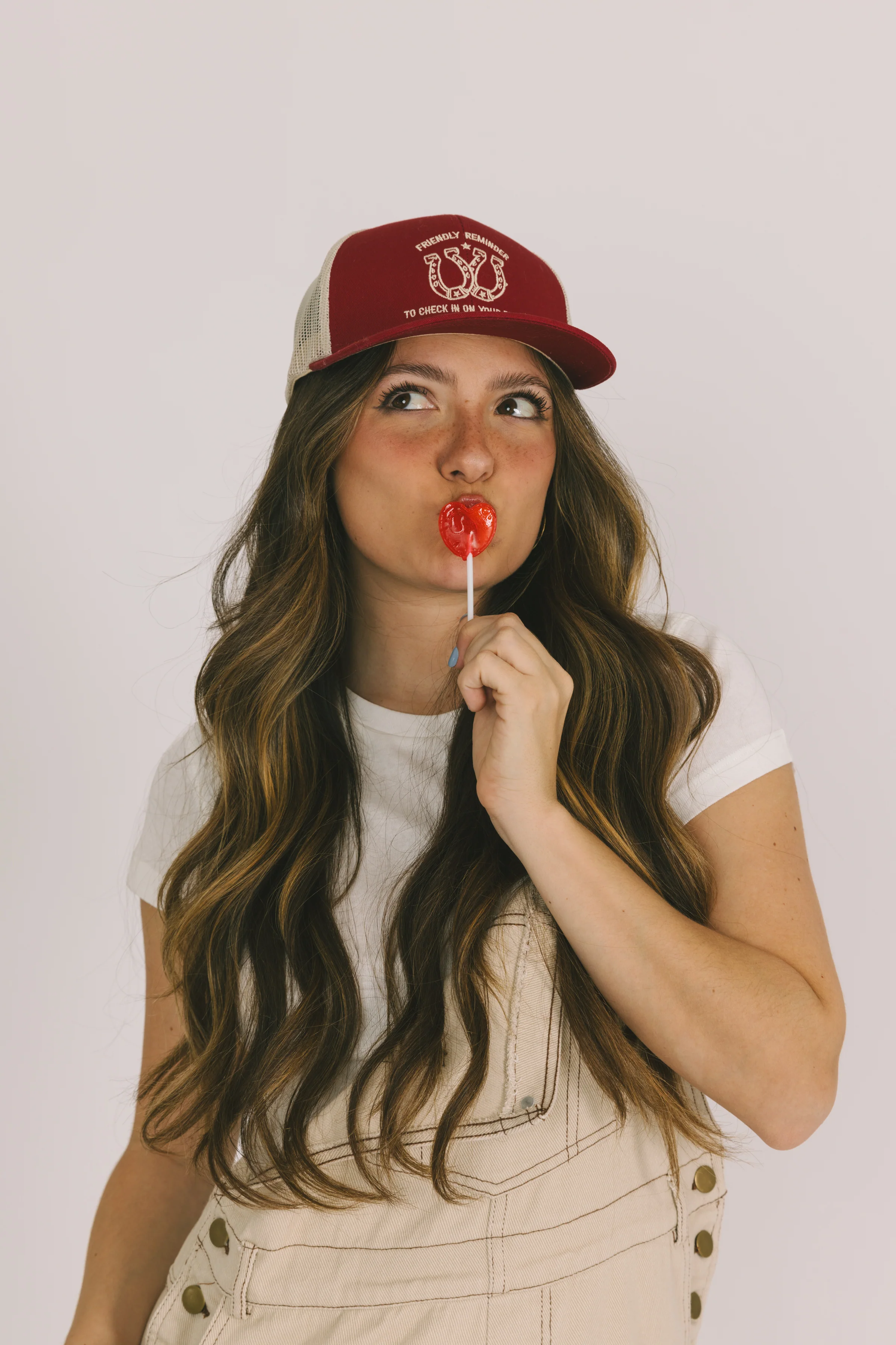 Mental Health Awareness Red Trucker Hat - Image 3