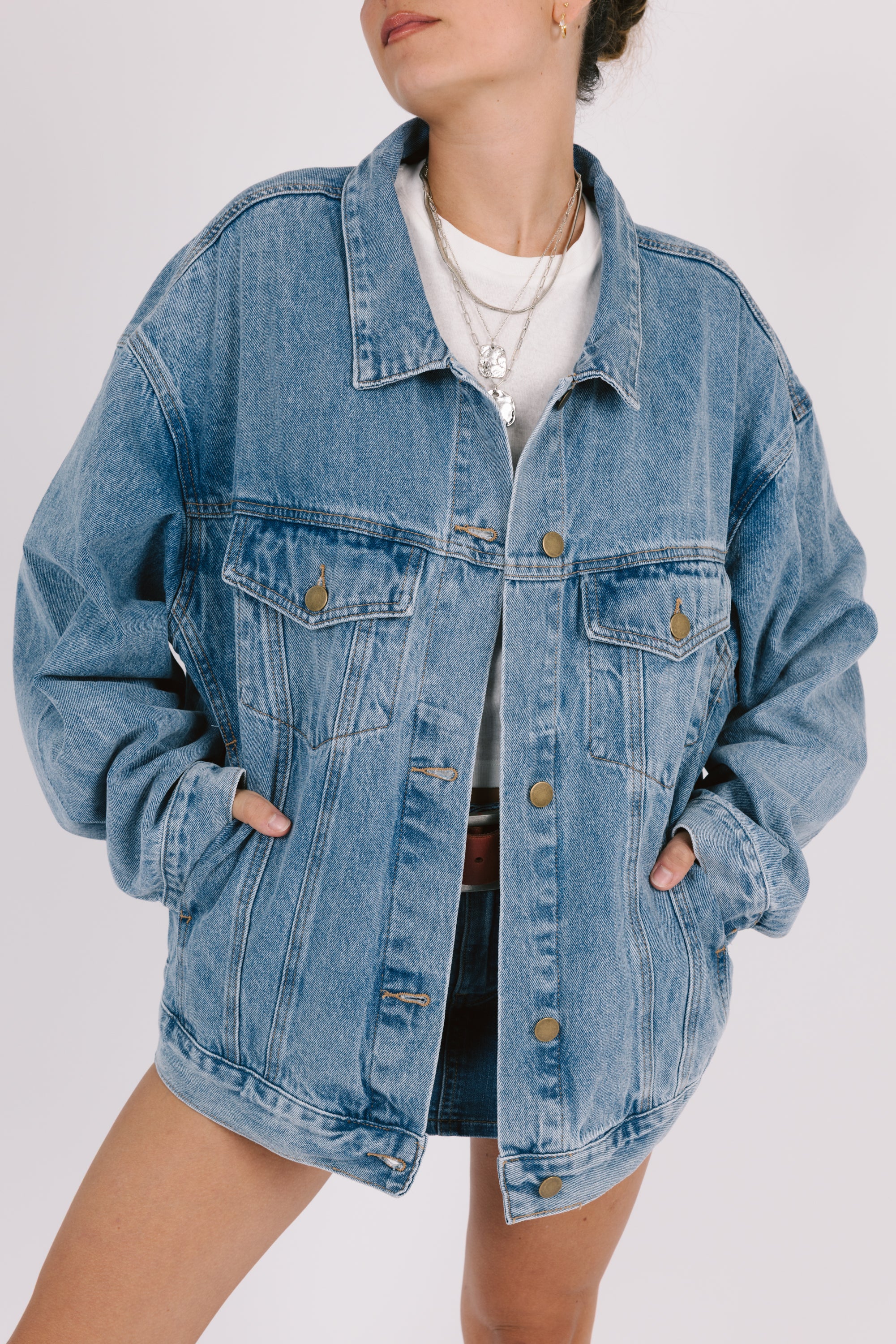 Midtown Oversized Denim Jacket - Image 3