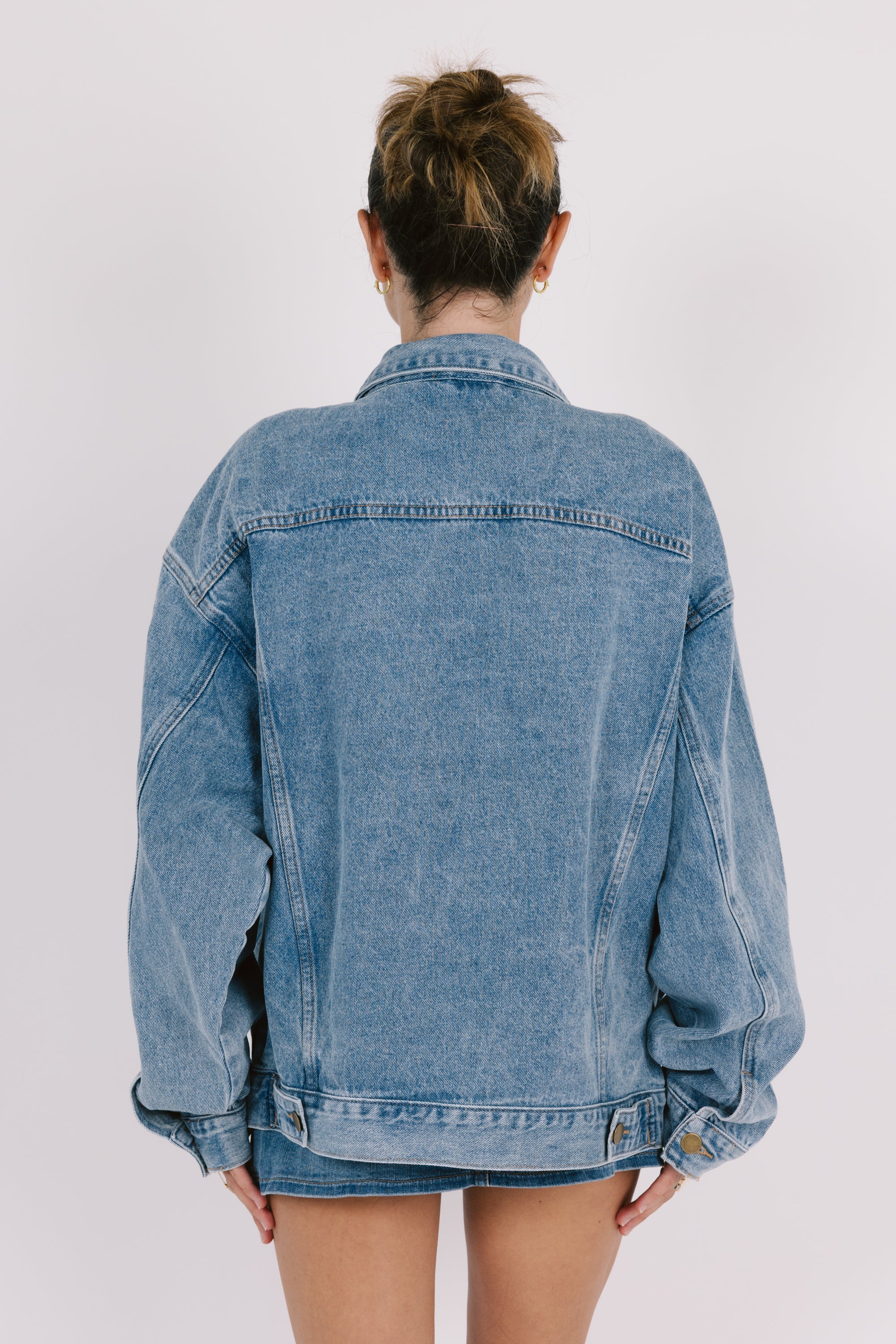 Midtown Oversized Denim Jacket - Image 4