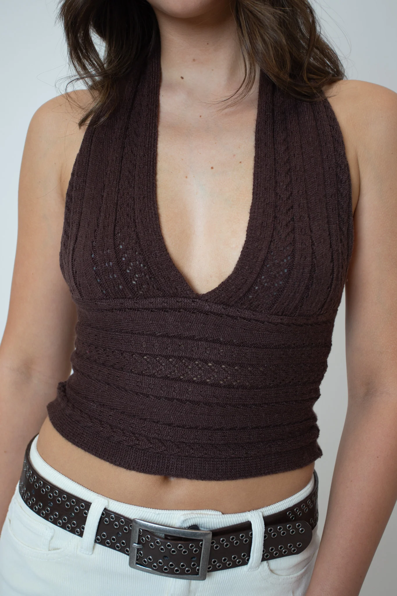 Molly Top in Brown - Image 2