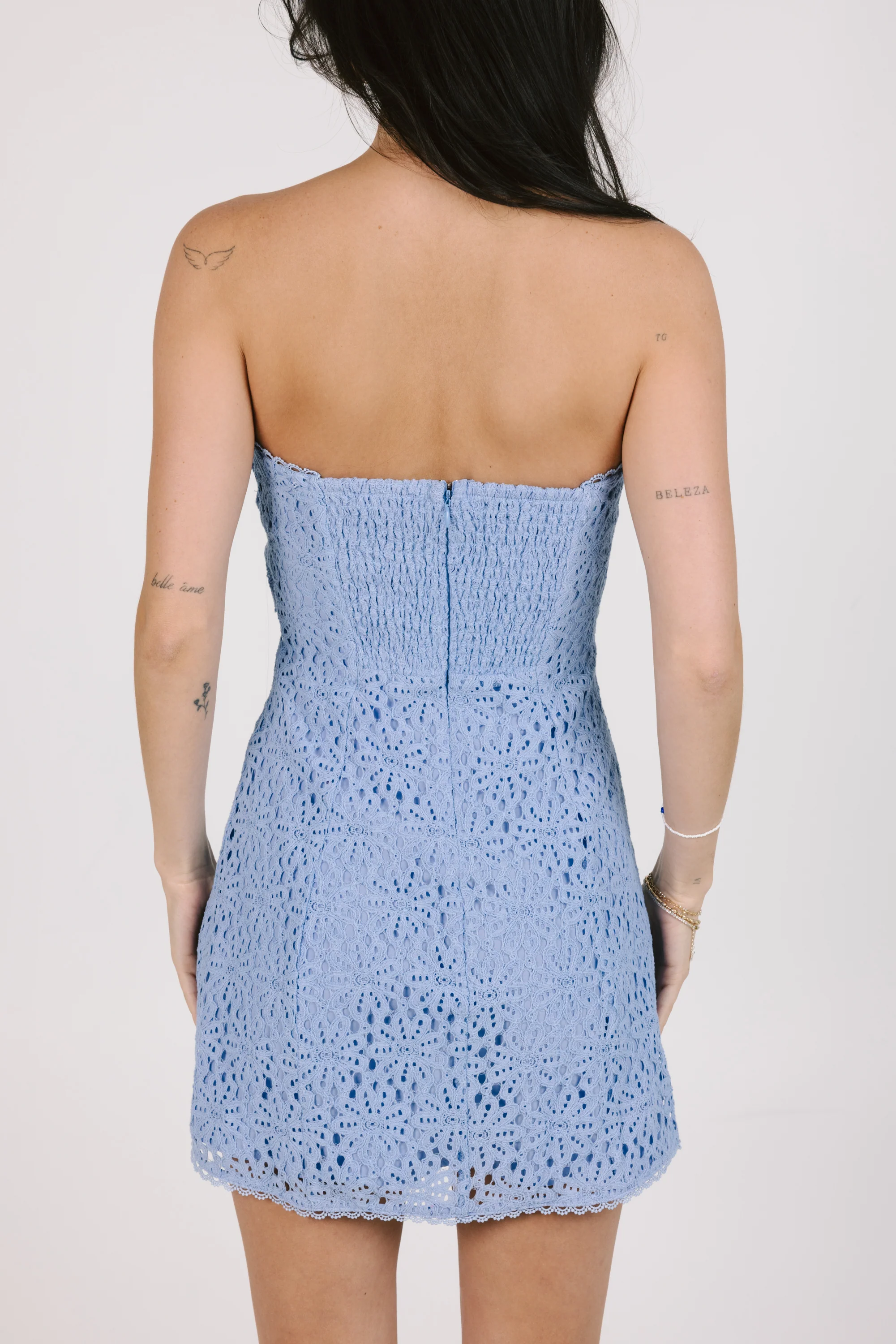 No Promises Dress in Blue - Image 5