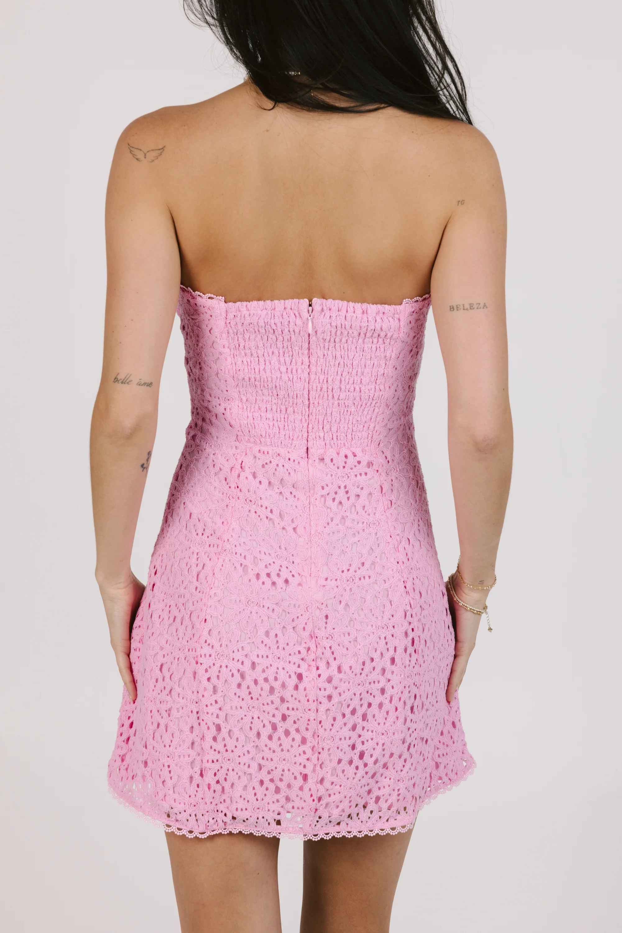 No Promises Dress in Pink - Image 4
