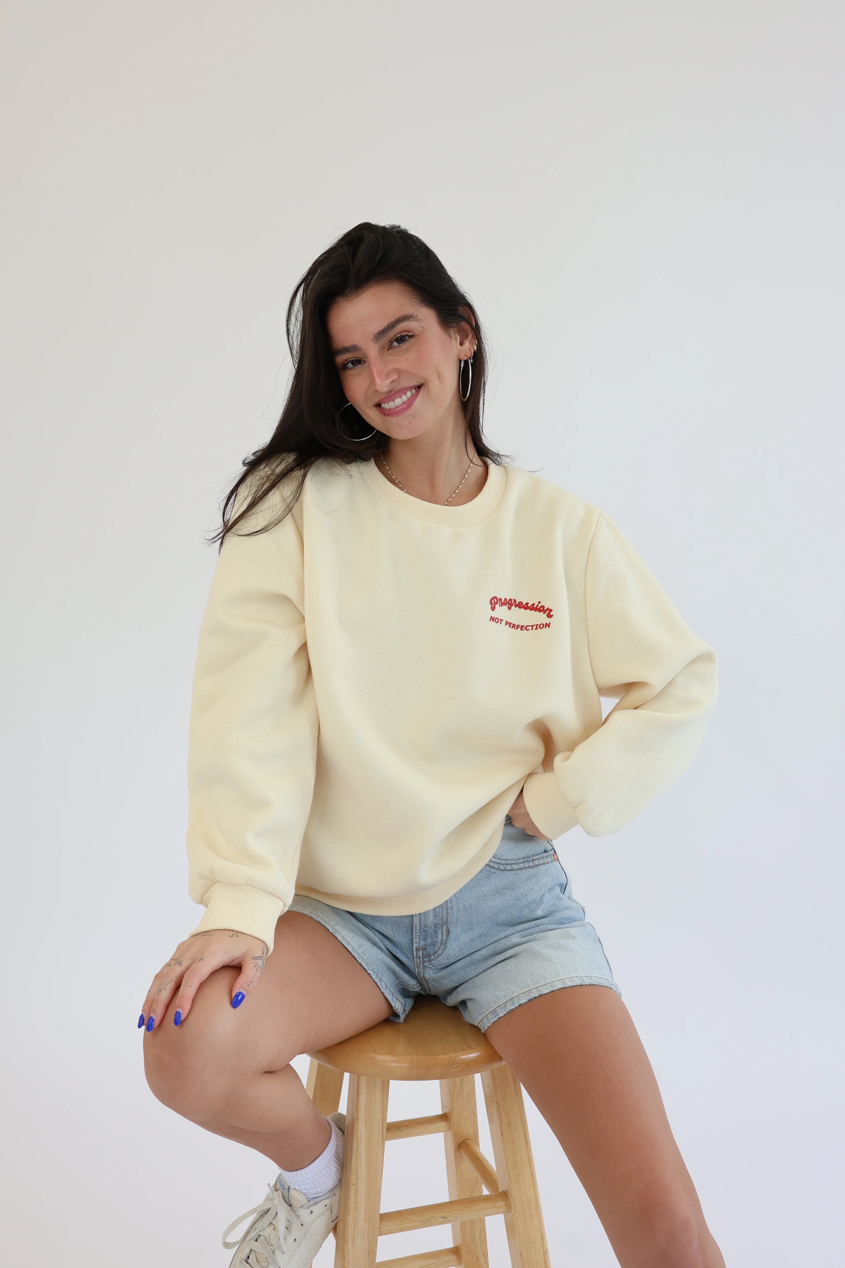 Progression Not Perfection Sweatshirt - Image 4