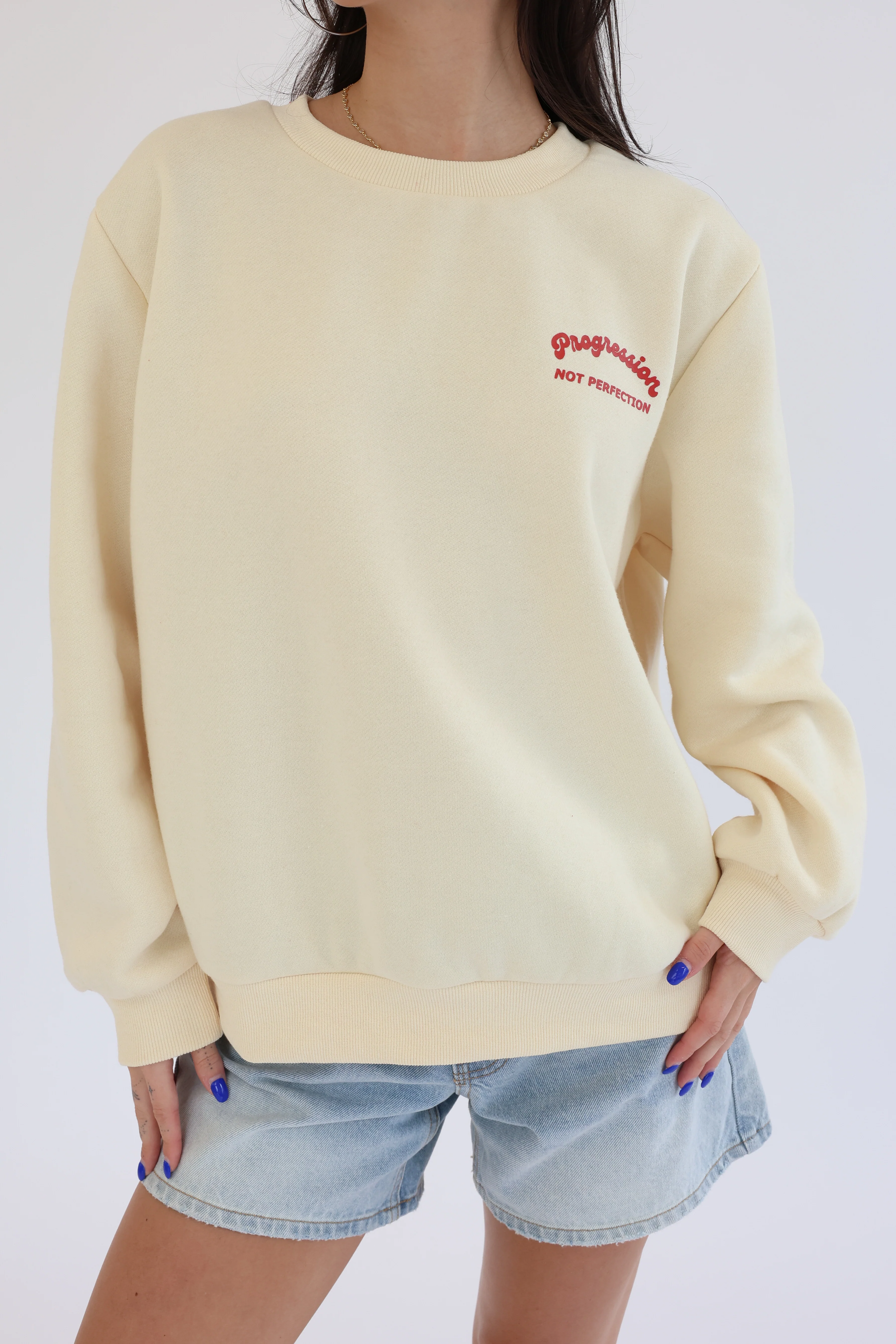 Progression Not Perfection Sweatshirt - Image 5