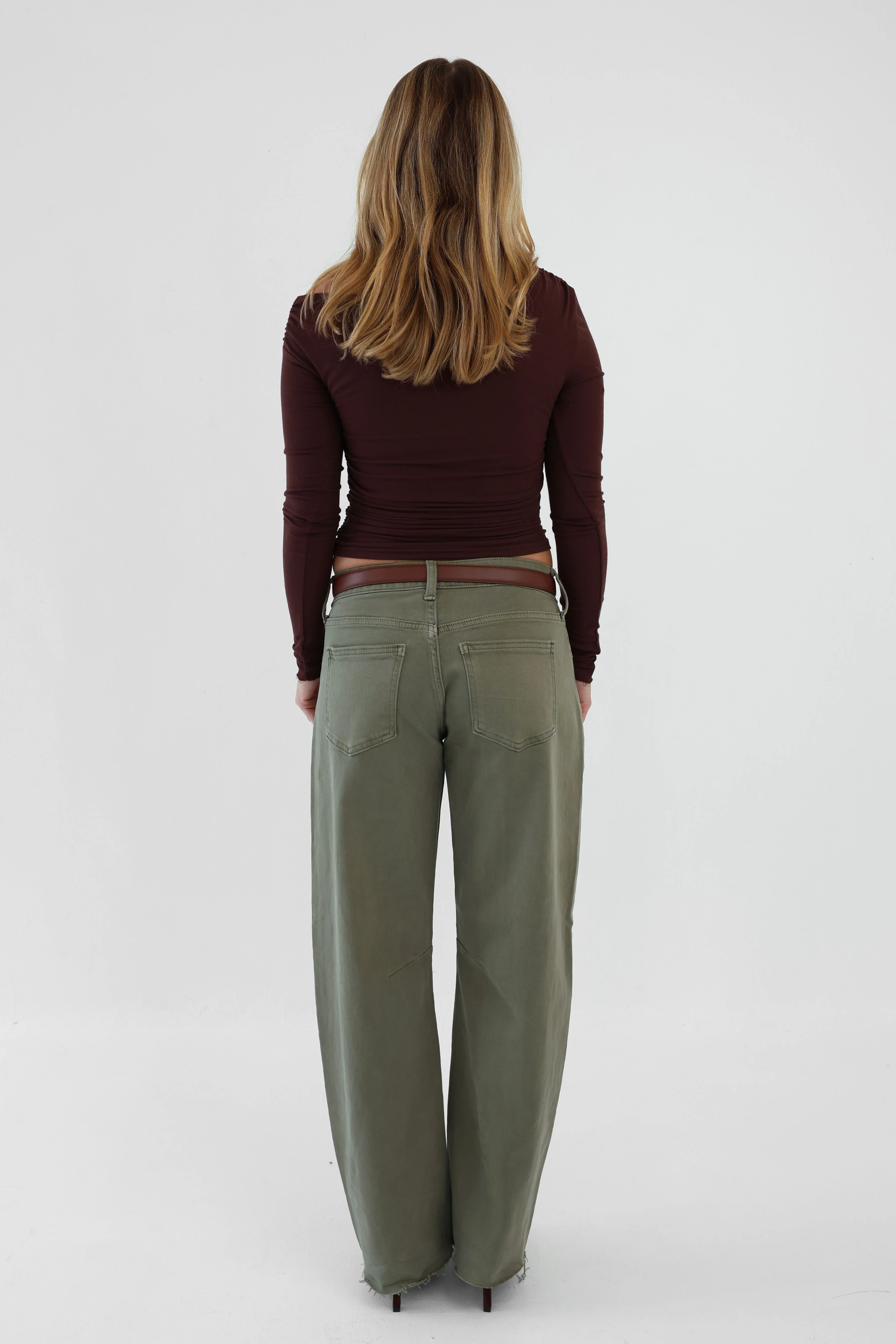 Rae Jeans in Olive - Image 3