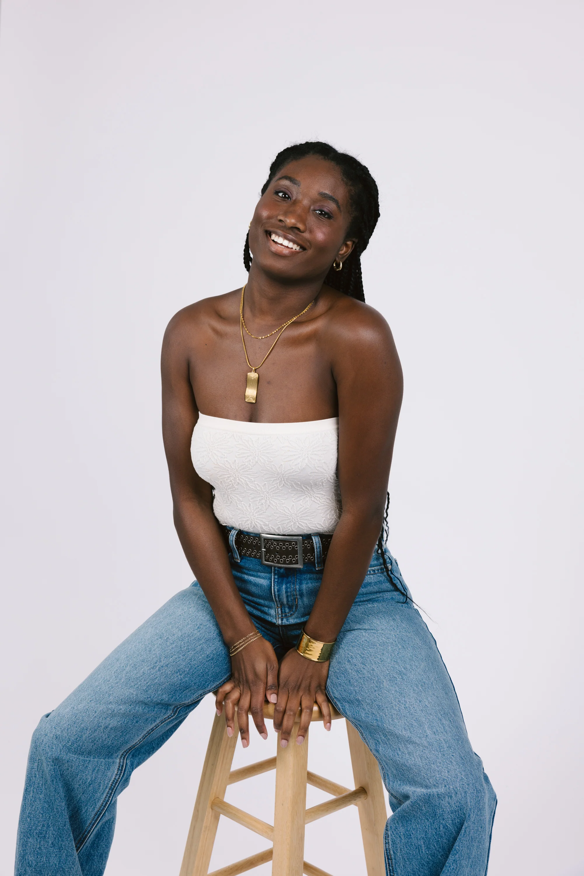 Sally Top in Ivory - Image 4