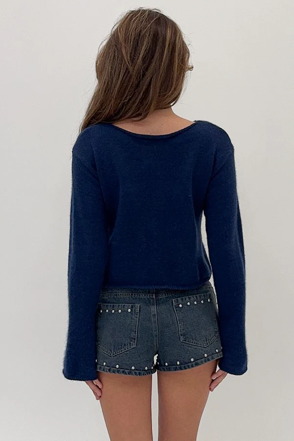 Stargazing Long Sleeve in Navy - Image 5
