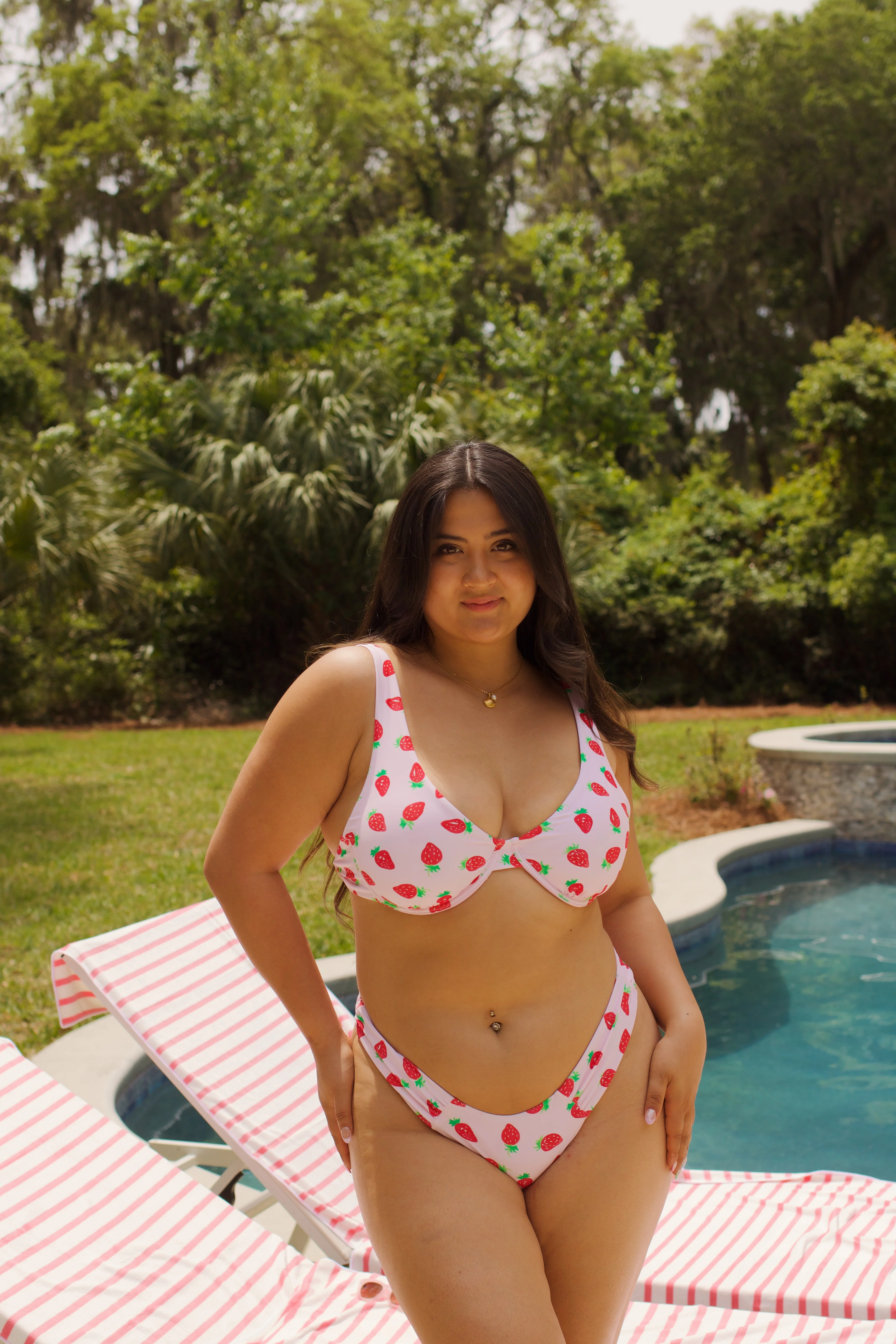 Strawberry Milkshake Ruched Bottom - Image 3