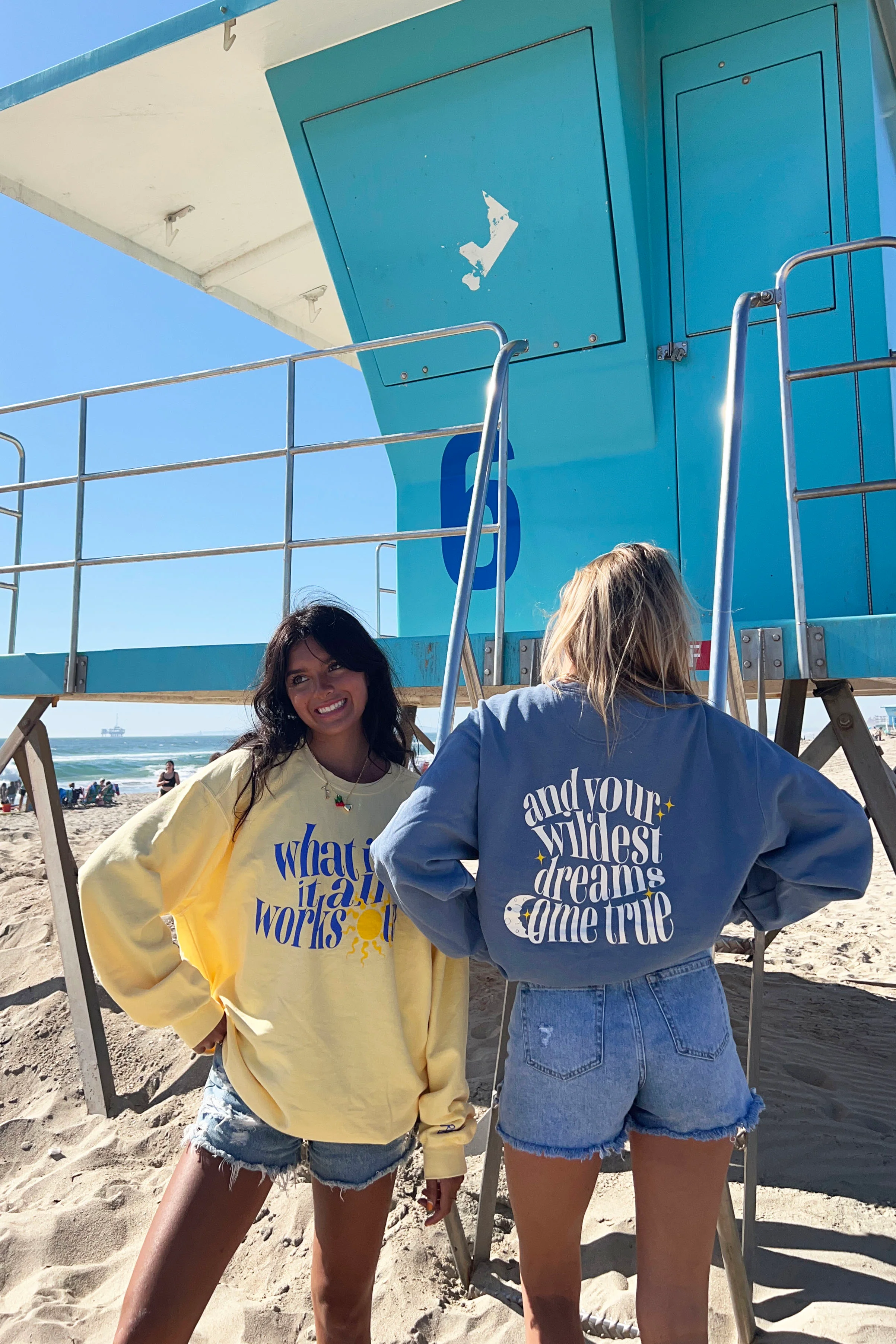 What If Sweatshirt in Blue - Image 4