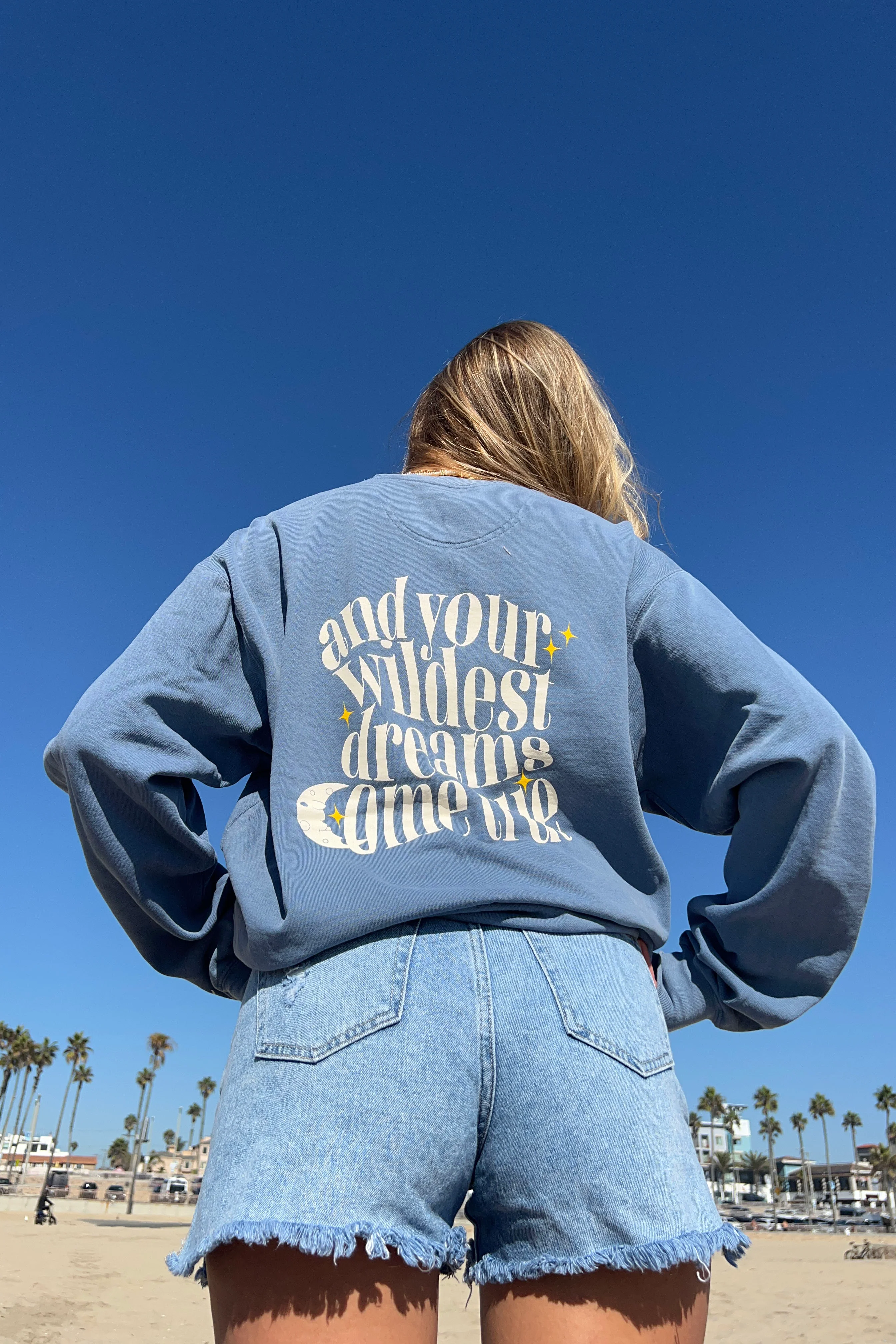 What If Sweatshirt in Blue - Image 5