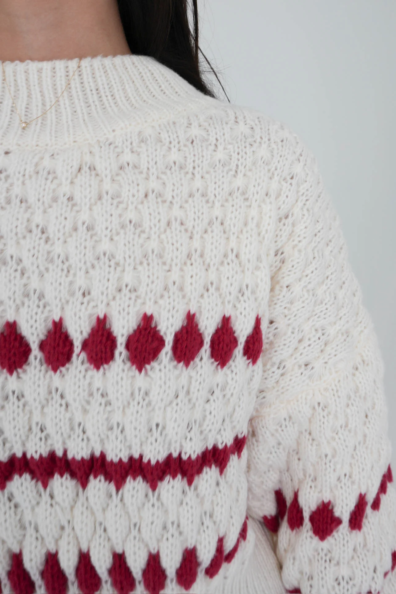 Winter Park Sweater in Red - Image 5